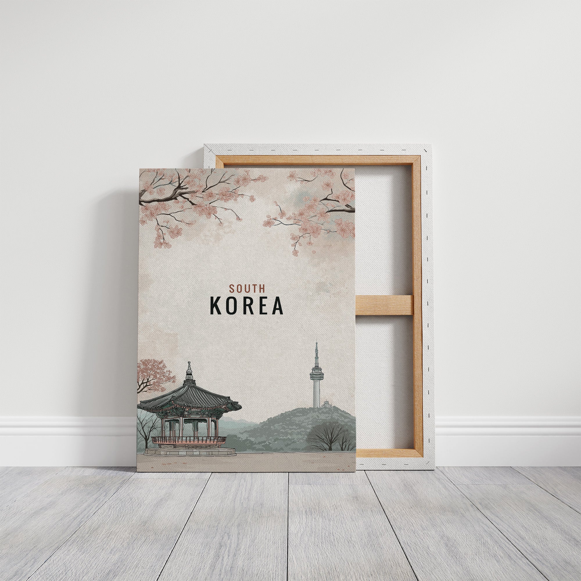 Cherry Blossoms Frame Seoul's Heritage