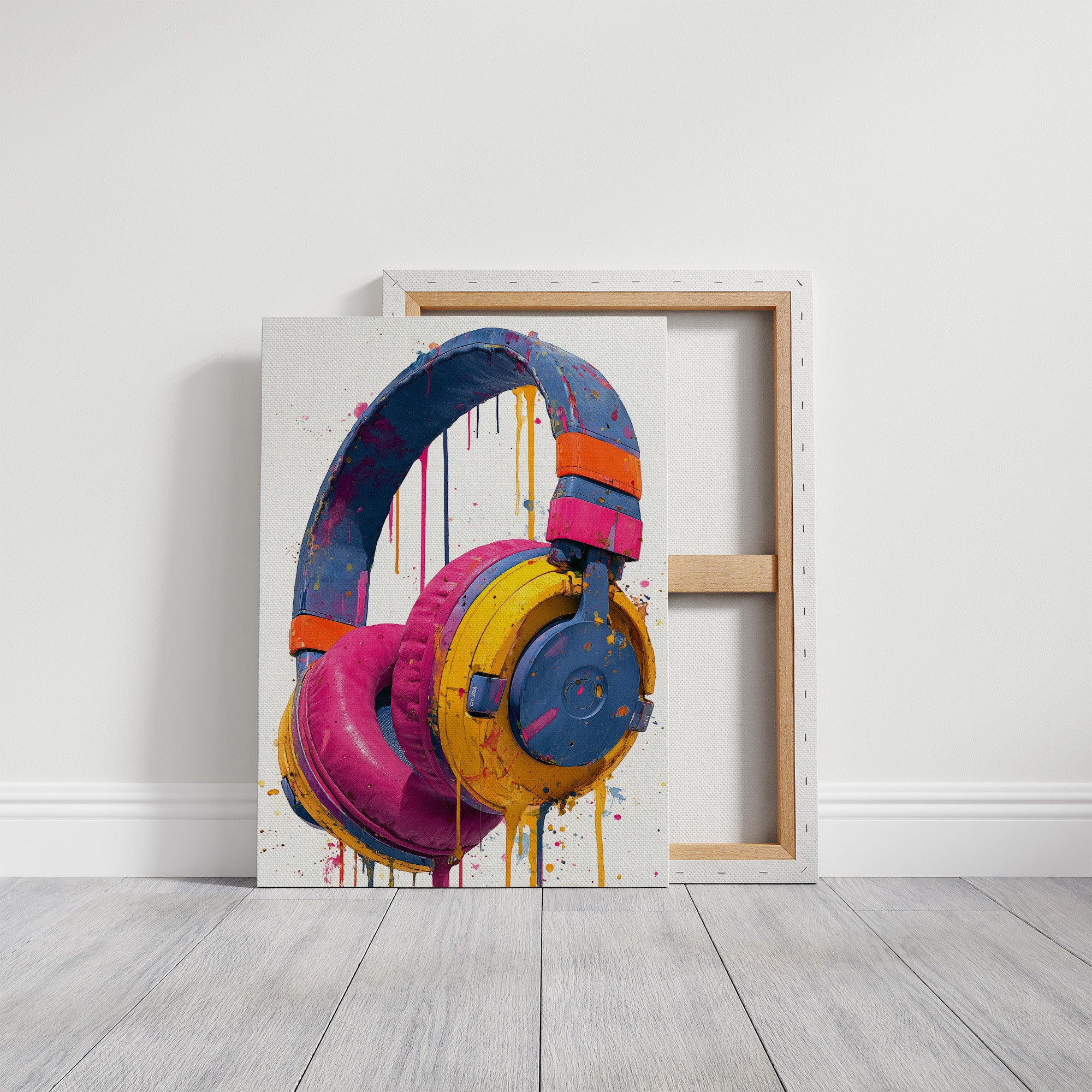 Headphones Dripping in Color