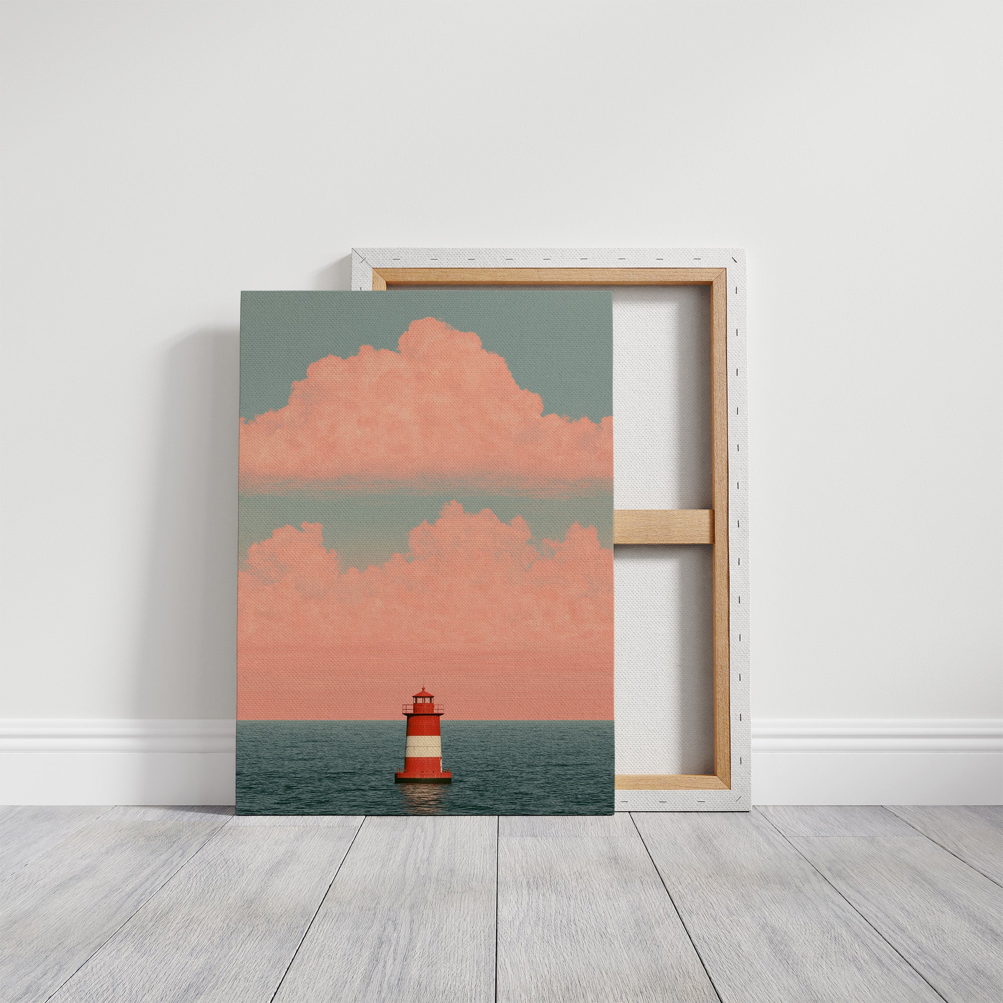 Coastal Horizon: Pastel Beacon