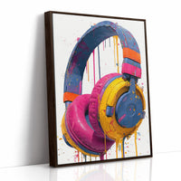 Headphones Dripping in Color