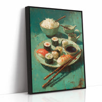 Sushi in Teal Shadow