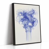 Corinthian Dreams In Cobalt Blue