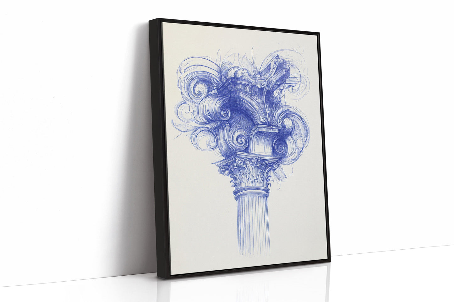 Corinthian Dreams In Cobalt Blue
