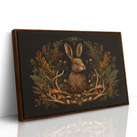 Autumn Hare Among Woodland Treasures