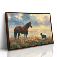 Bay Horse Meets the Shepherd
