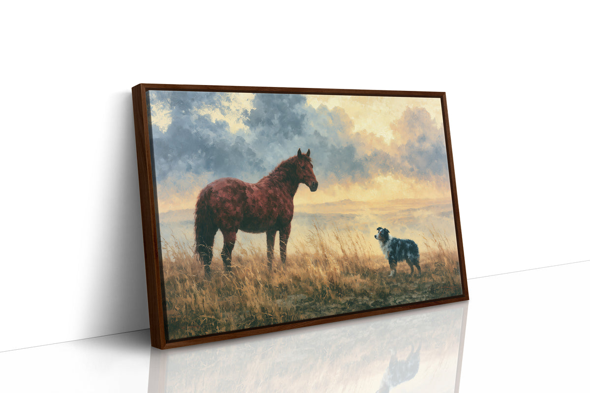Bay Horse Meets the Shepherd