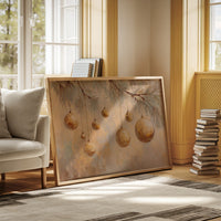 Glistening Orbs of Winter's Embrace