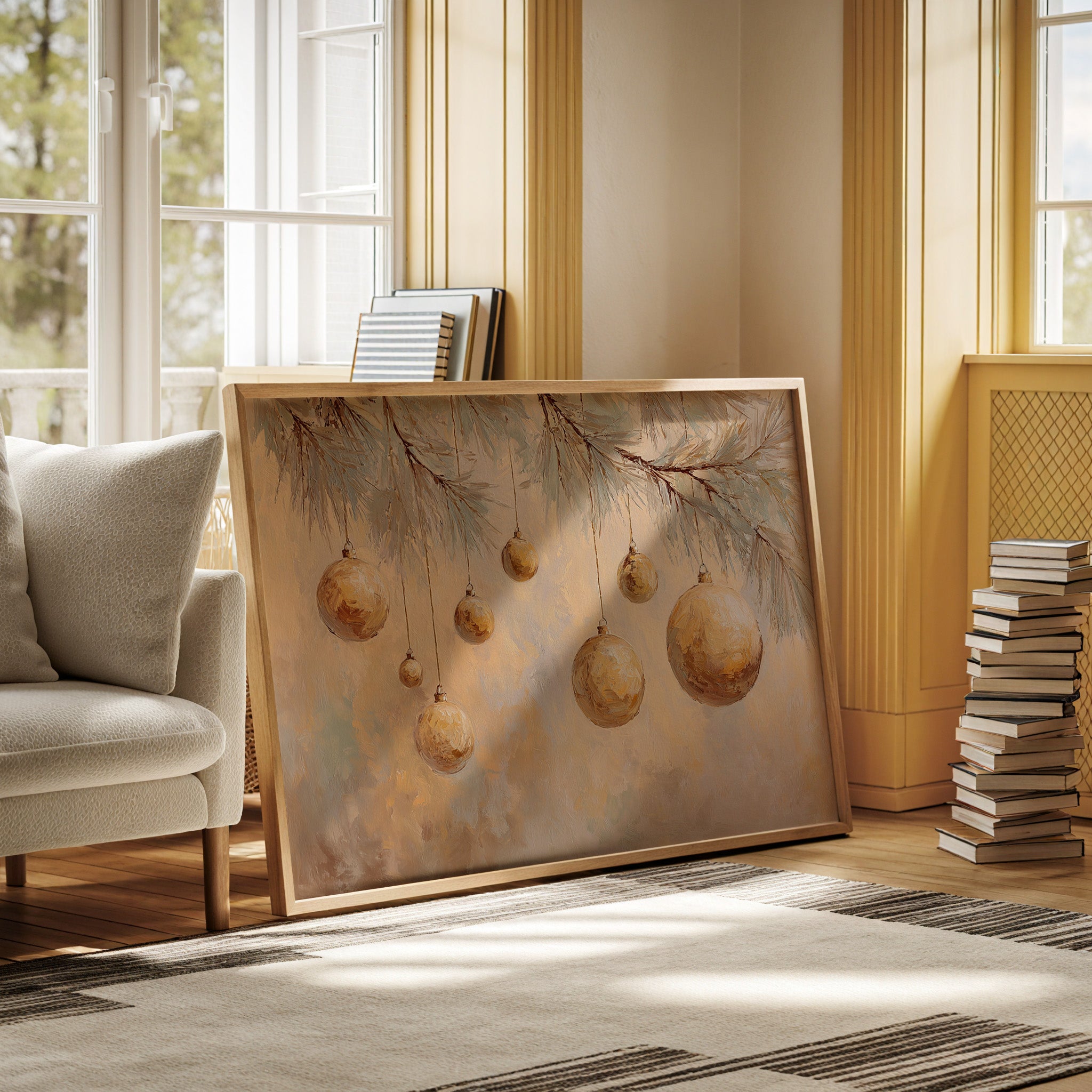 Glistening Orbs of Winter's Embrace