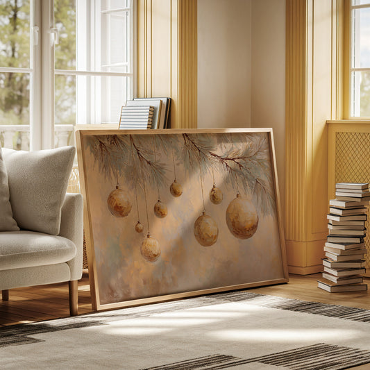 Glistening Orbs of Winter's Embrace