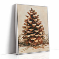 Pinecone Impasto Still Life