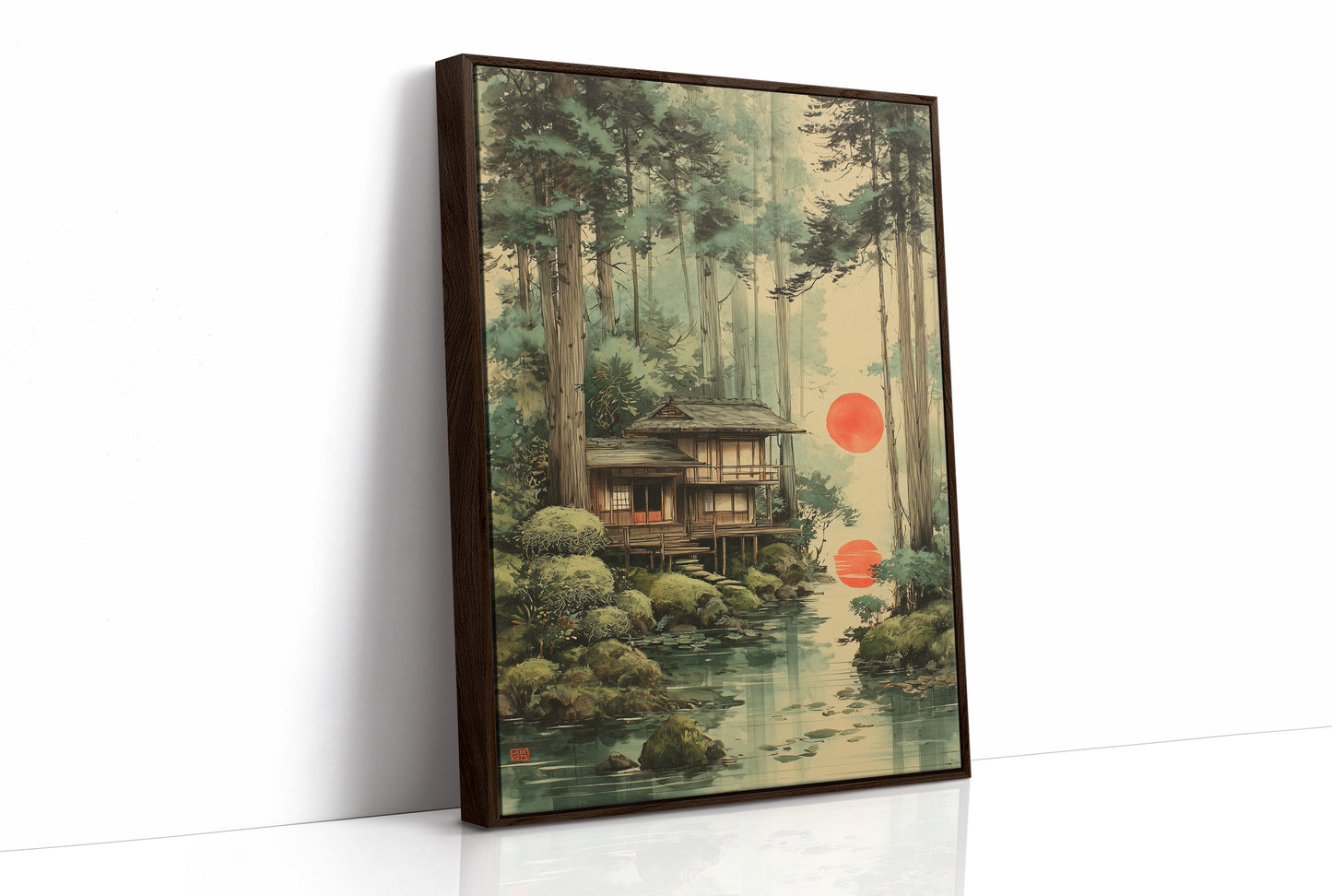 Forest Cabin Greets Twin Suns