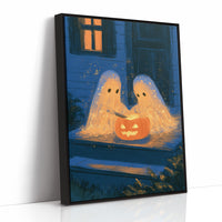 Two Ghosts, One Pumpkin