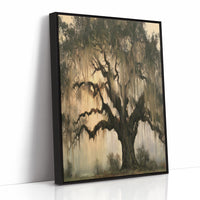 Live Oak Draped in Moss