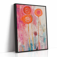 Coral Lollipops Dance Through Rain