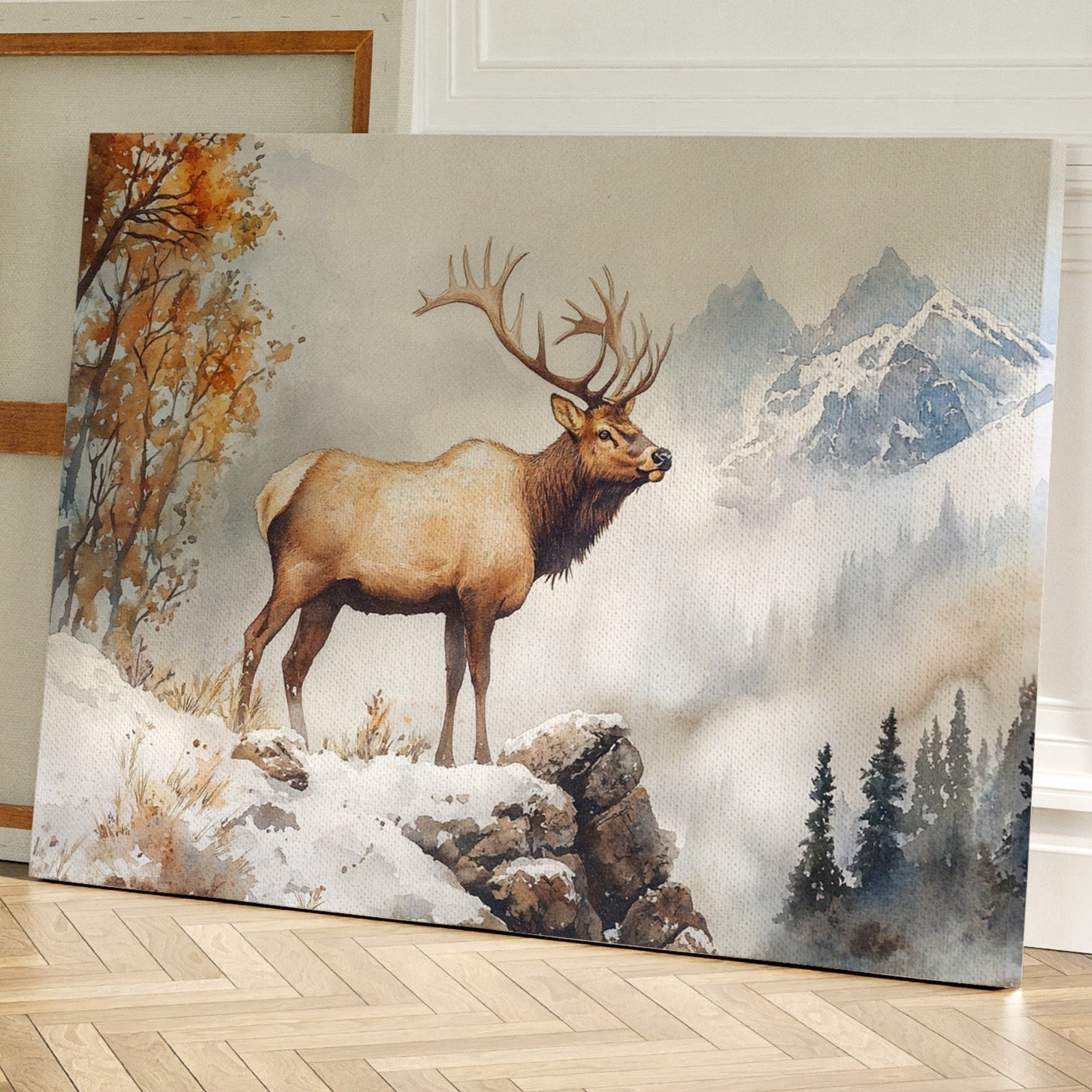 Autumn Snow Crowns Mountain King