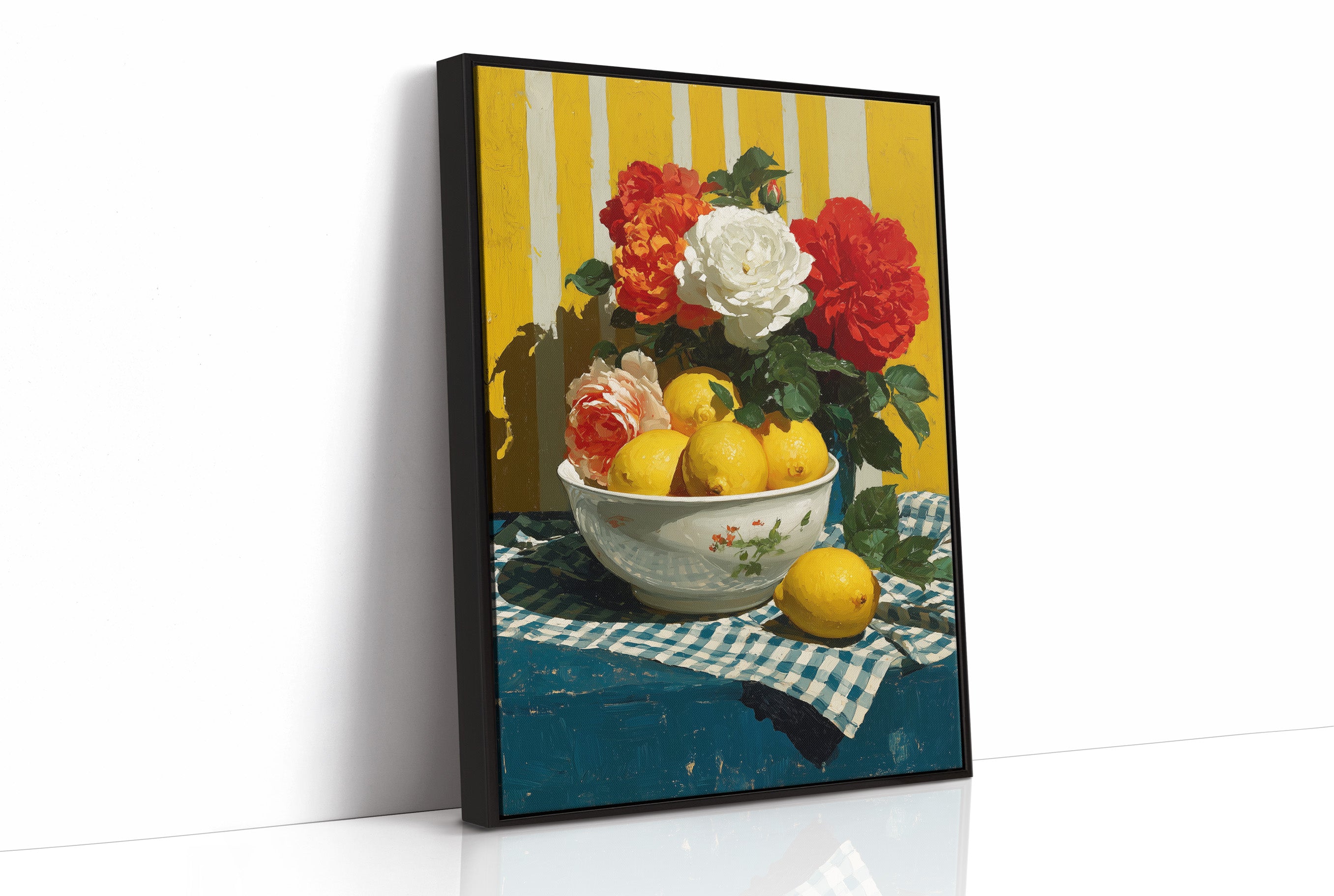 Roses Beside the Lemon Bowl