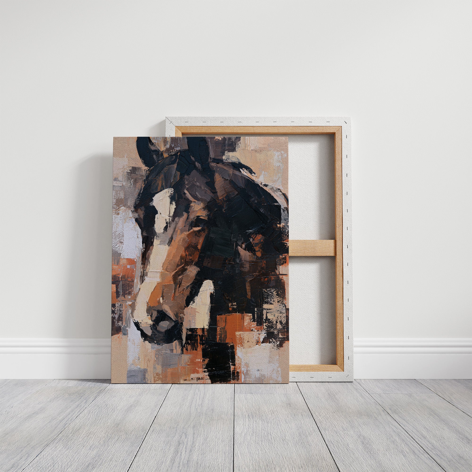 Horse in Rust and Shadow