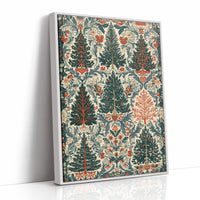William Morris Style Pine Trees