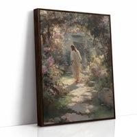 Ethereal Garden Beckons Through Morning Light
