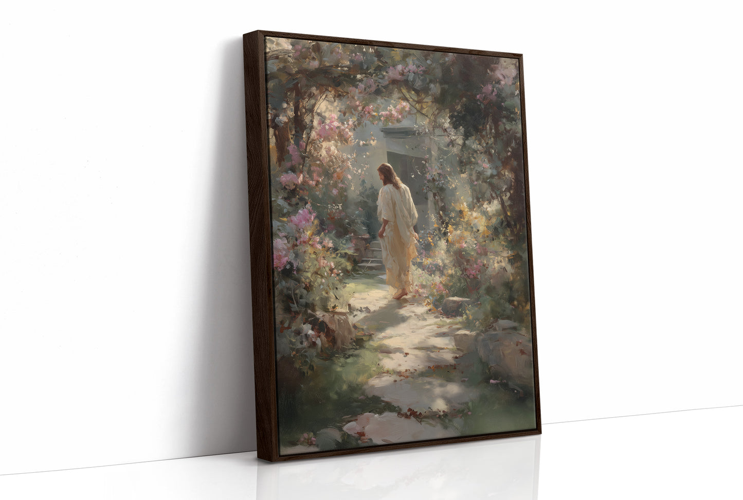 Ethereal Garden Beckons Through Morning Light