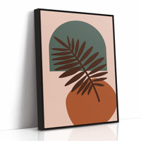Foliage Dances Against Soft Canvas