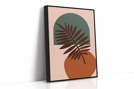 Foliage Dances Against Soft Canvas