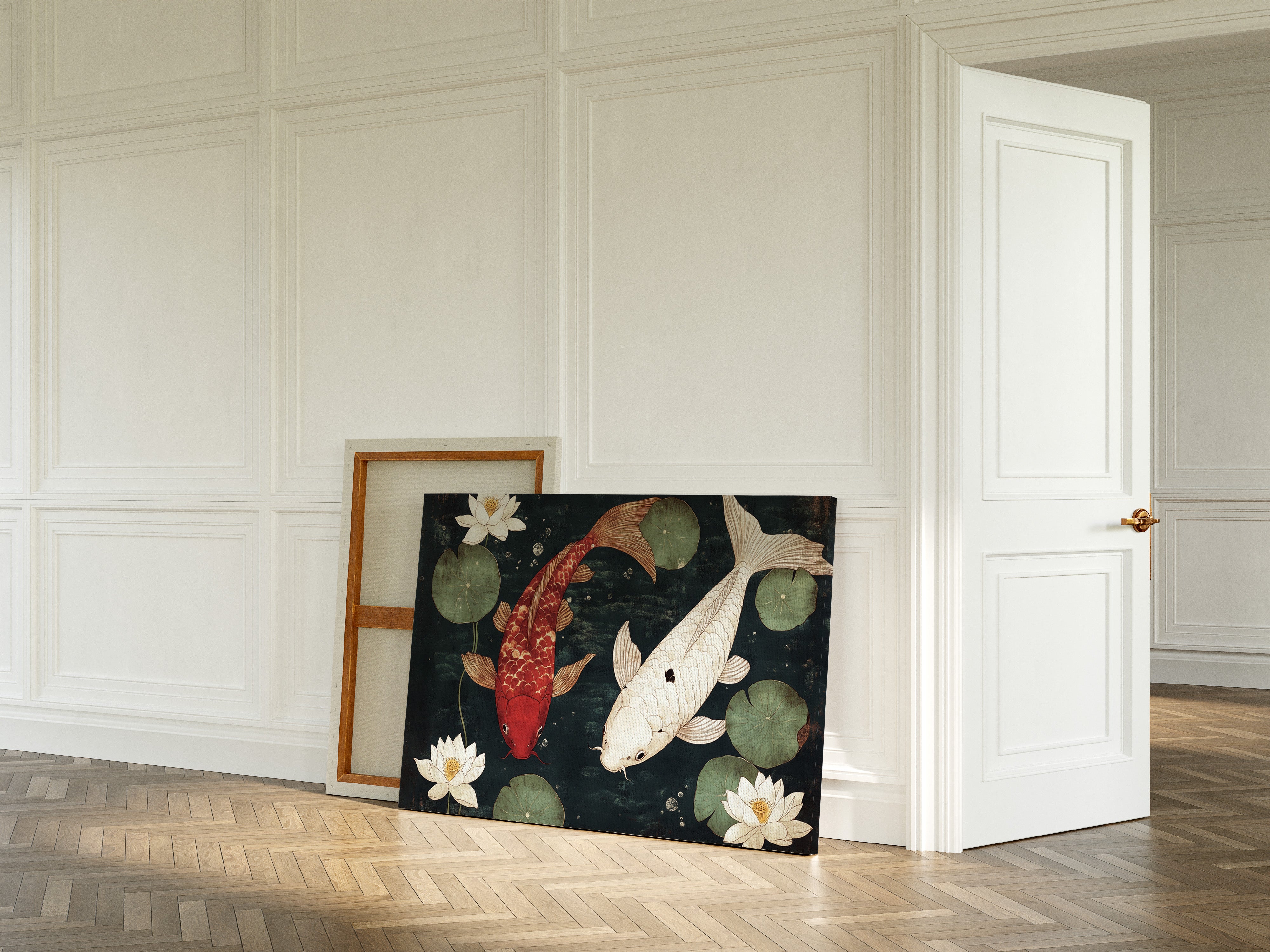 Koi Dance Among Lotus Dreams