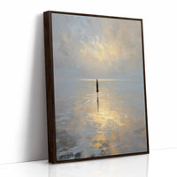 Solitude Walks Upon Golden Waters