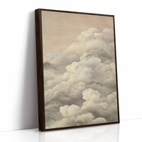 Clouds Rest Against Library Windows