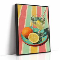 Iced Lemonade, Summer Stripes