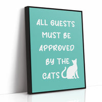 Entrance Requires Feline Approval