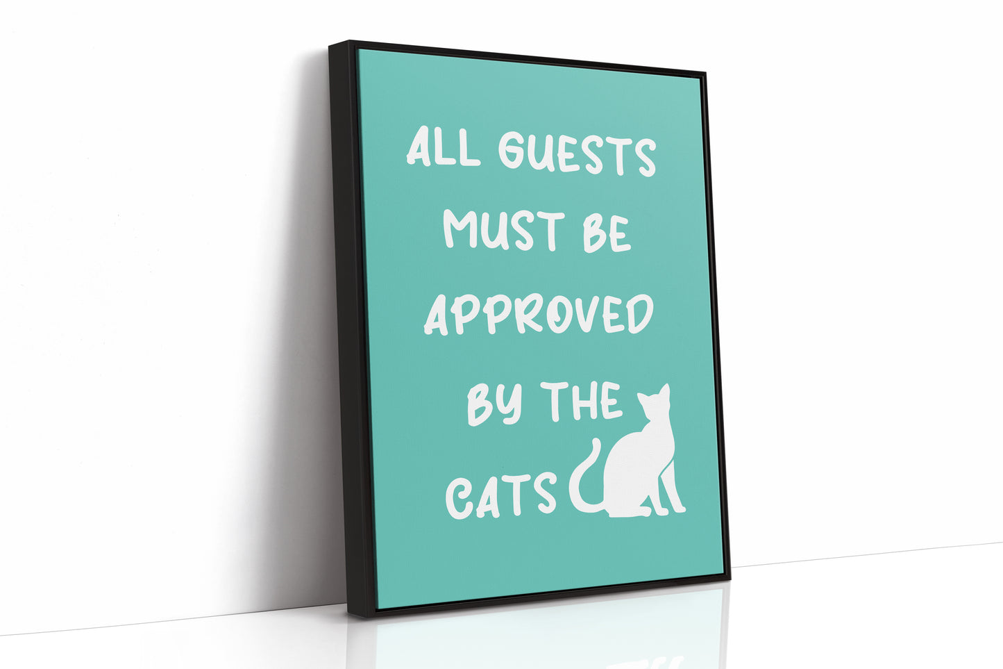 Entrance Requires Feline Approval