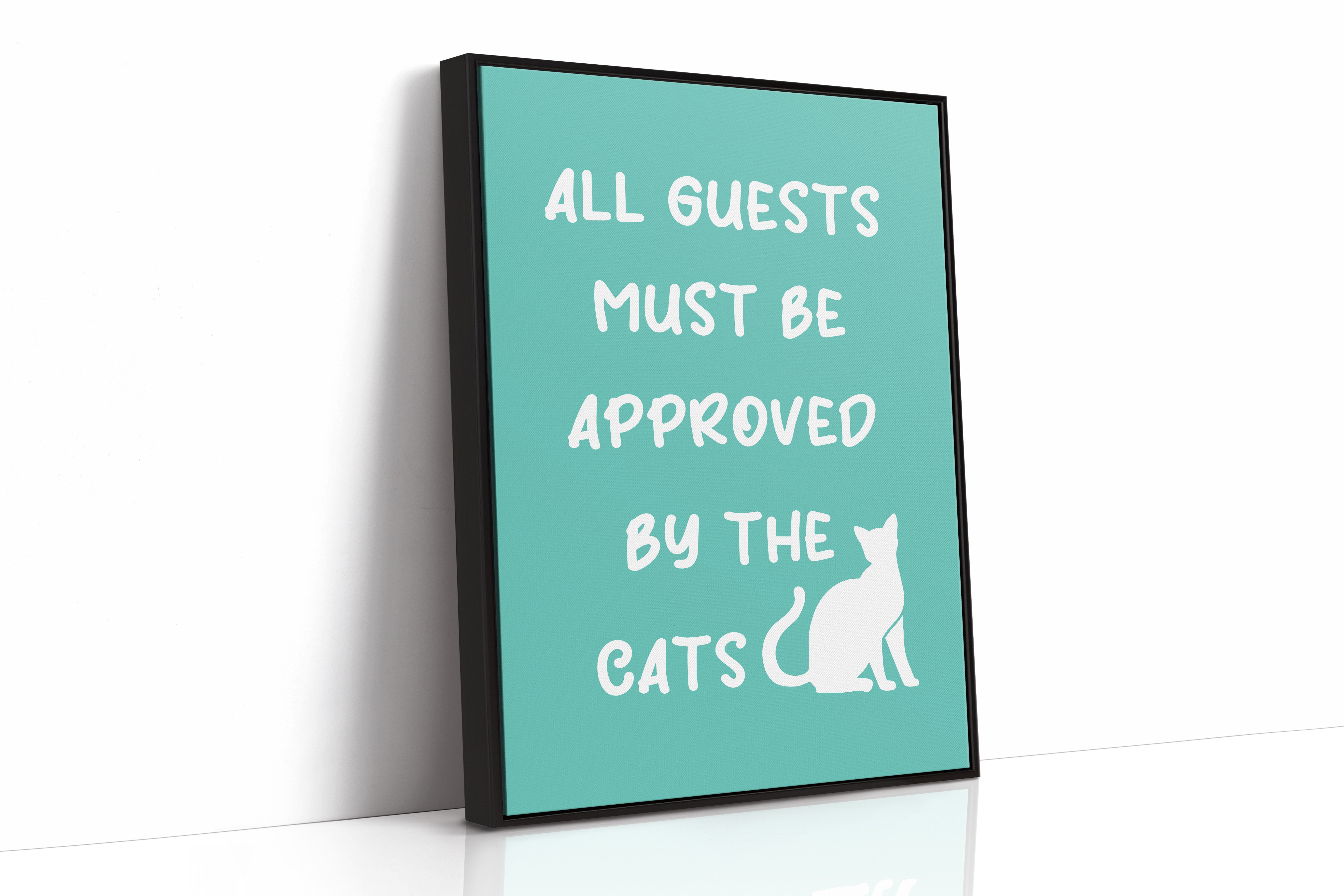 Entrance Requires Feline Approval