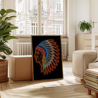 Neon Headdress Tribute