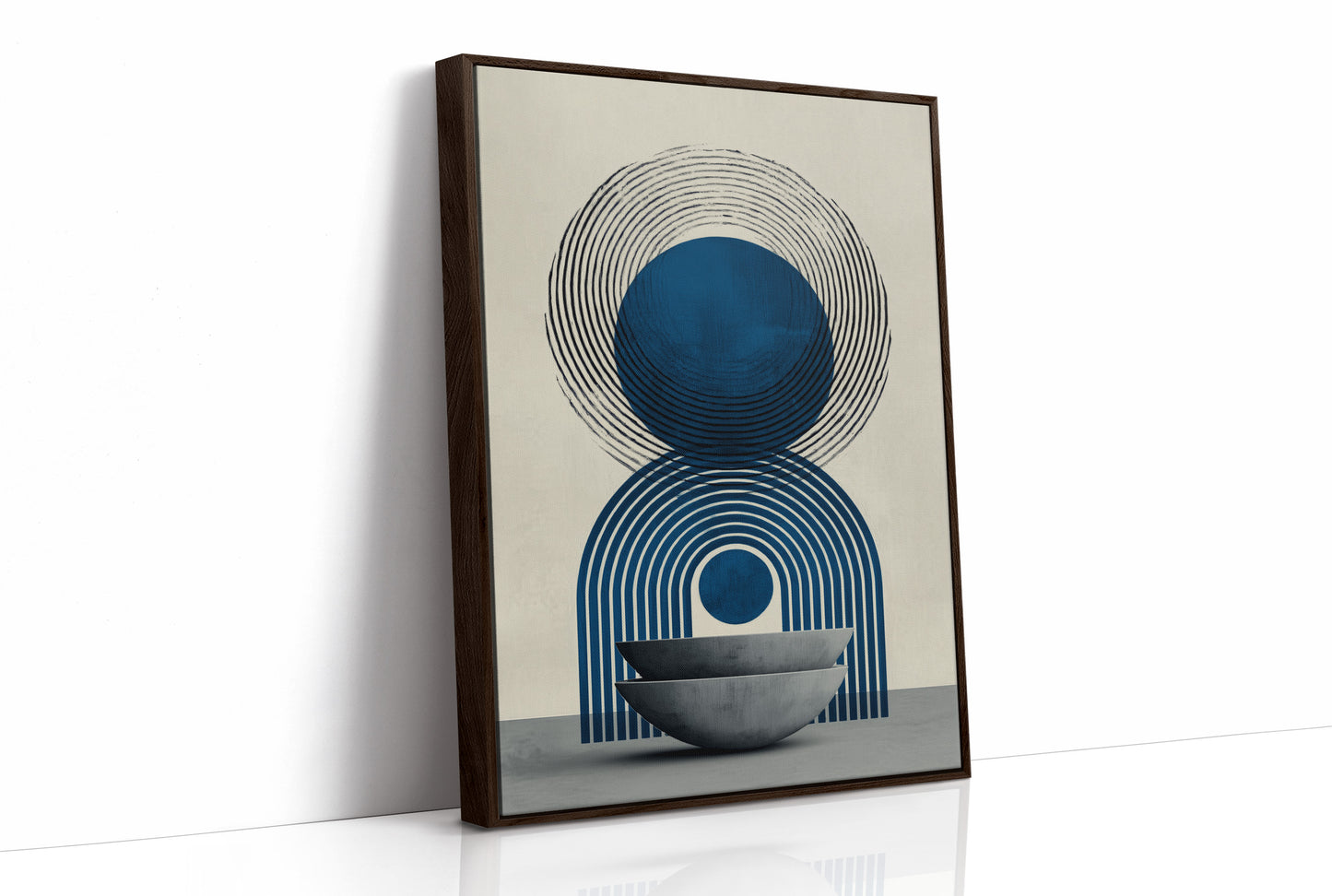 Blue Circles Dance In Morning Light