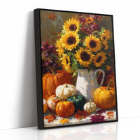 Autumn's Warmth In Sunflower Light