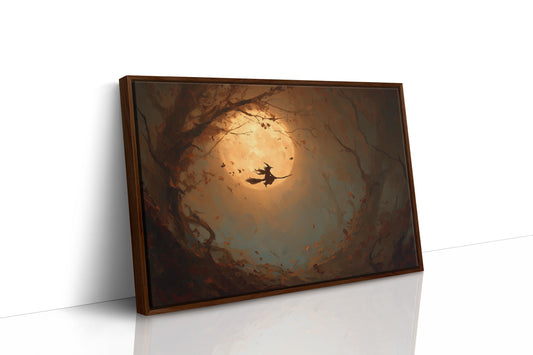 Autumn Flight Through Amber Light