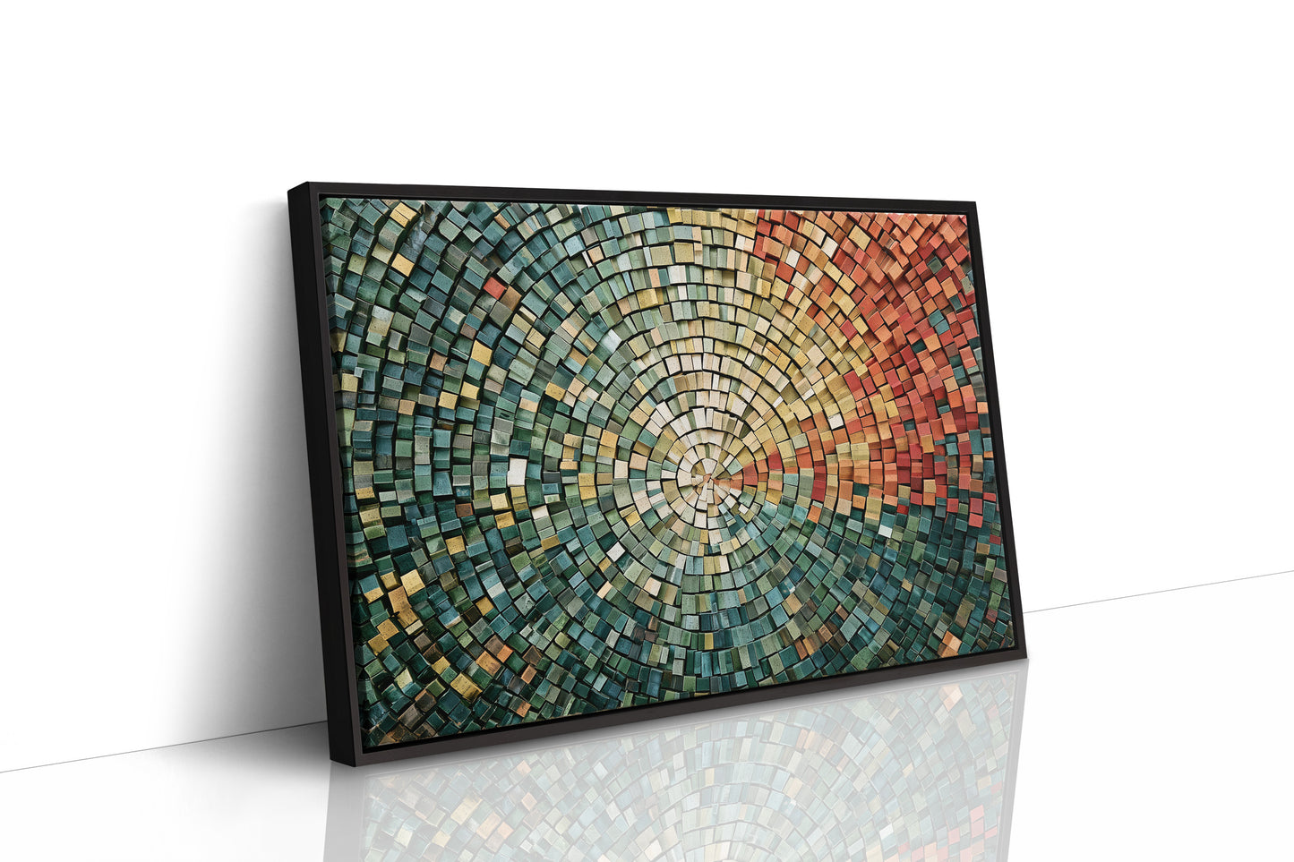 Radiating Terracotta and Sage