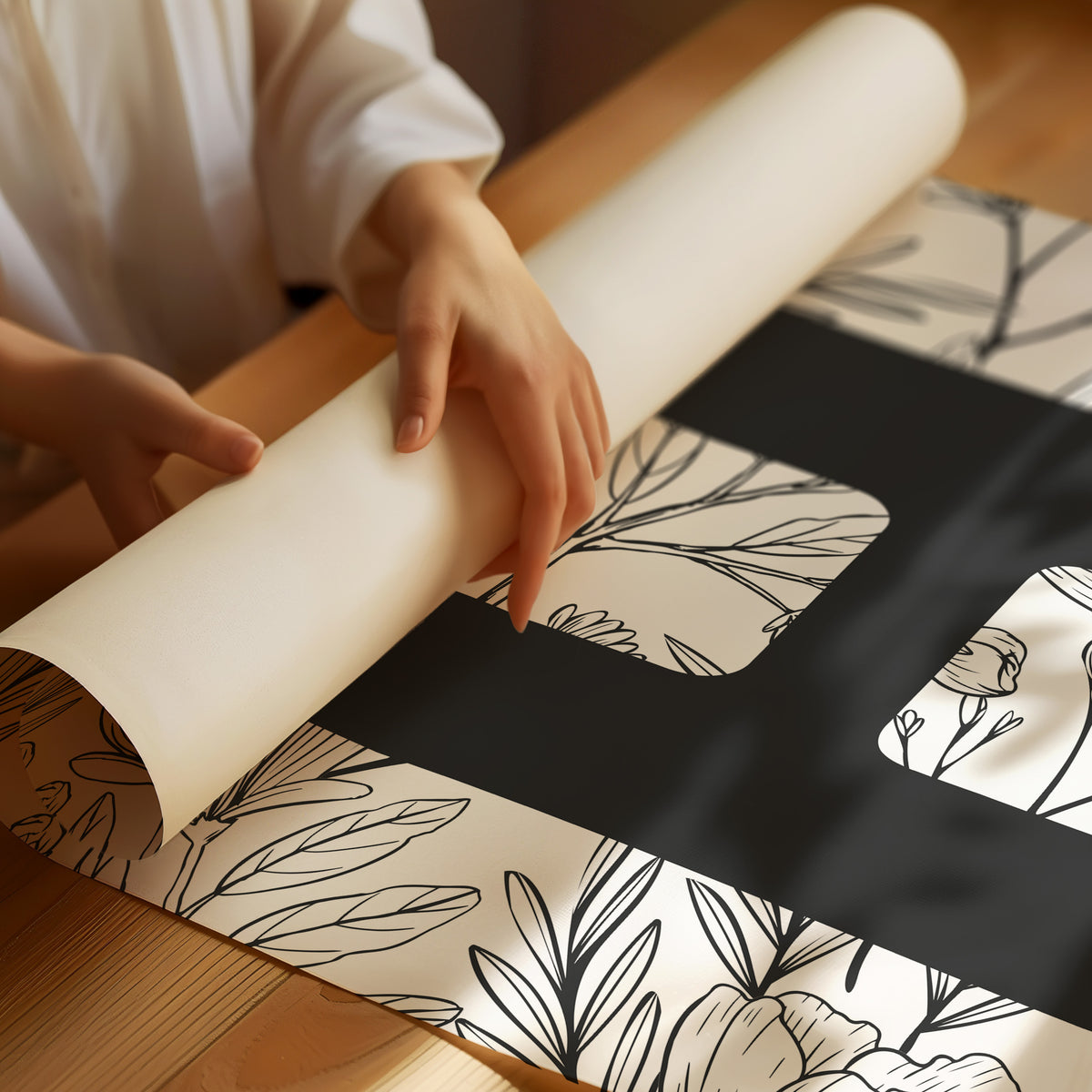 Botanical Letter H Monogram