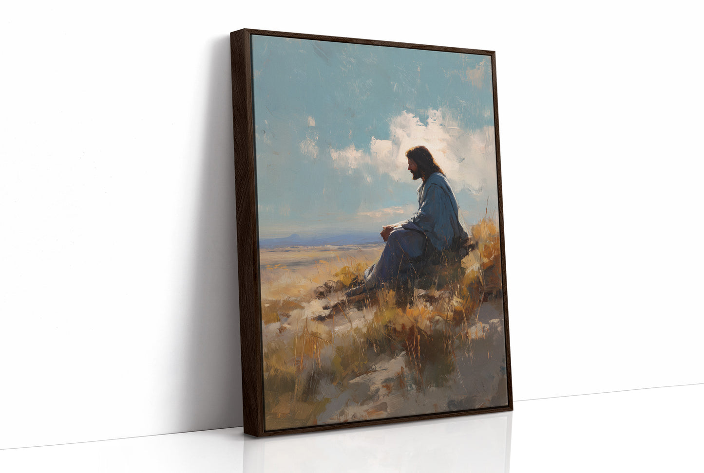 Solitude Whispers Across Desert Plains