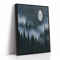 Moonrise Over the Pines