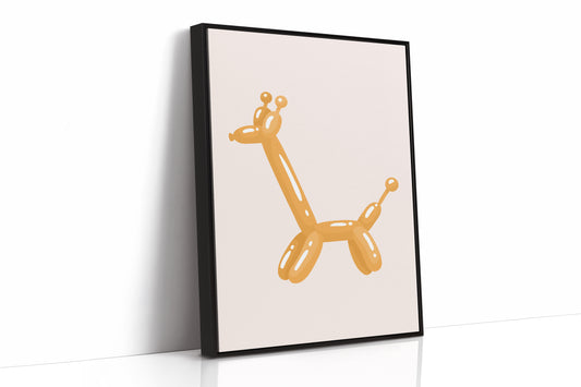 A Giraffe's Playful Journey