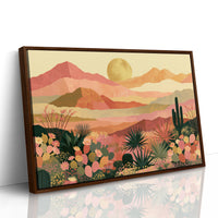 Desert Bloom at Golden Hour