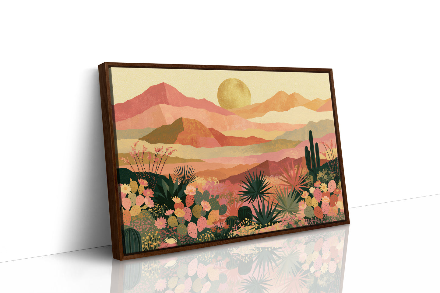 Desert Bloom at Golden Hour