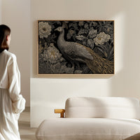 Moonlit Peonies Crown Royal Feathers