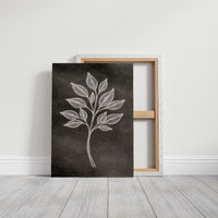 Luminous Foliage Against Midnight Canvas