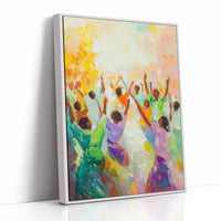 Lifted in Praise and Color