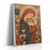 Eternal Embrace Among Celestial Blooms