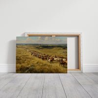 Prairie Dust Follows The Herd