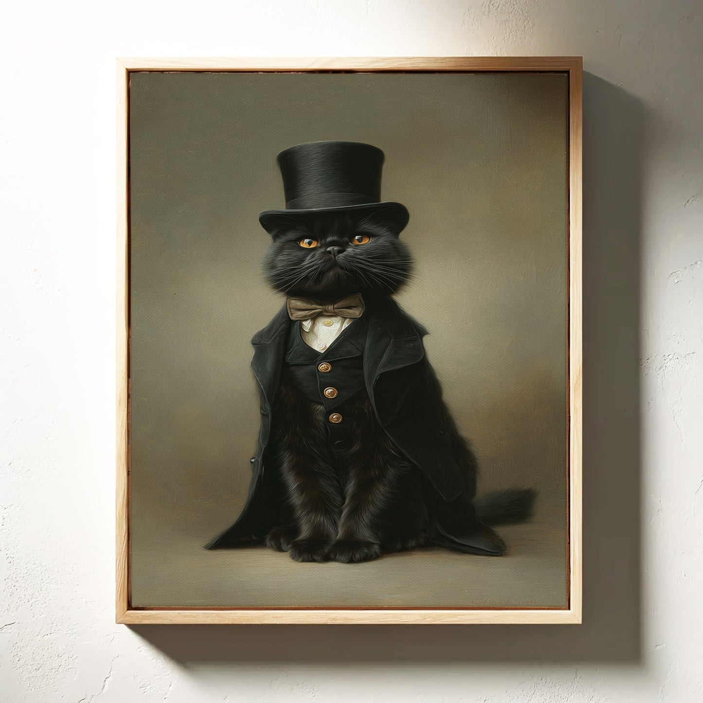 Dapper Feline's Grand Entrance